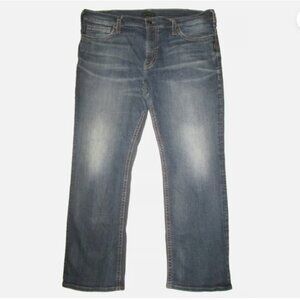 Silver Zac Relaxed Boot Jeans Men's 40x32 - Measures 40x31